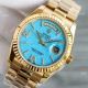 New Yellow Gold Rolex Day Date 36mm Turquoise Roman Dial M128238-0071 Replica Watch (2)_th.jpg
